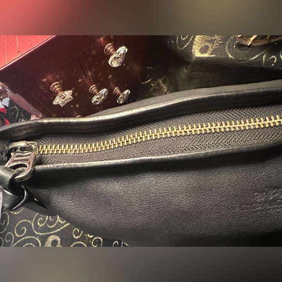 COACH 2014 Bleecker Grommets Mini Duffel Bag Black Leather 32386 Rare - Picture 5 of 16